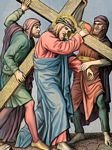 pic for Simon of Cyrene helps Jesus carry cross